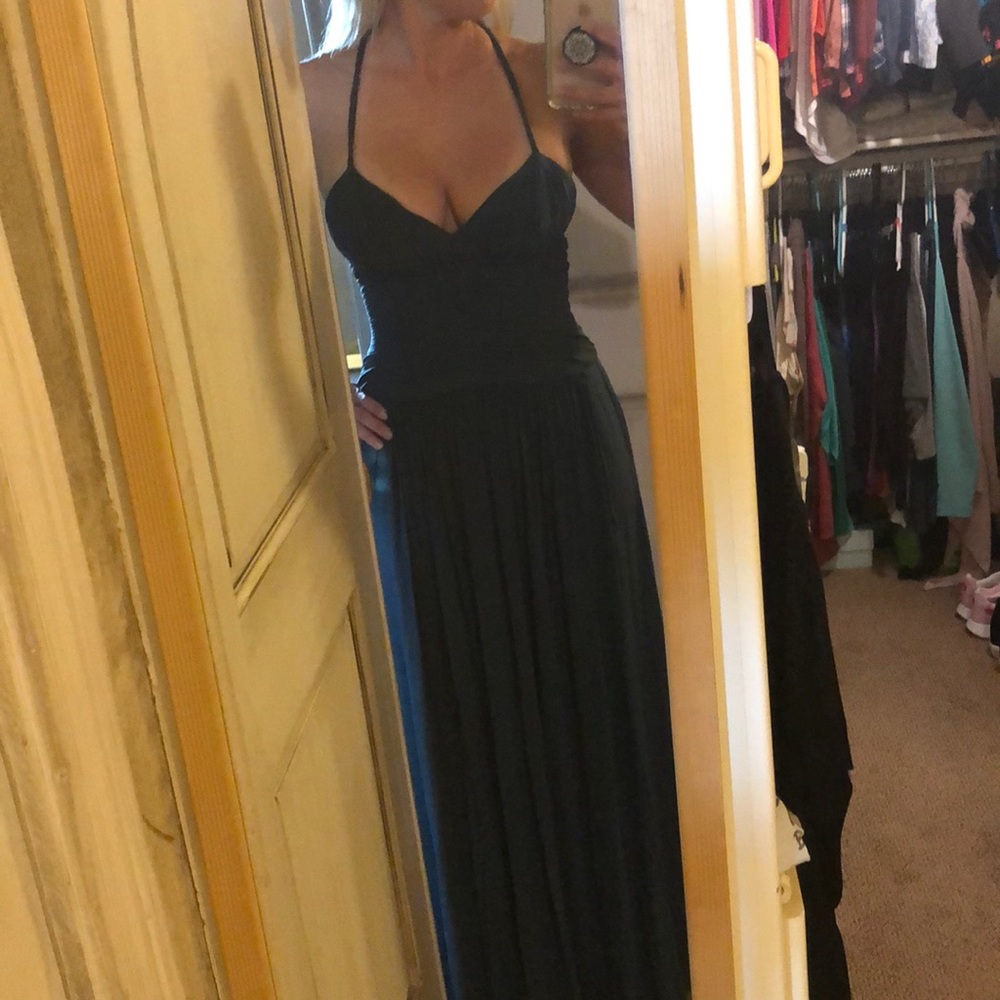 BCBG teal dress XS